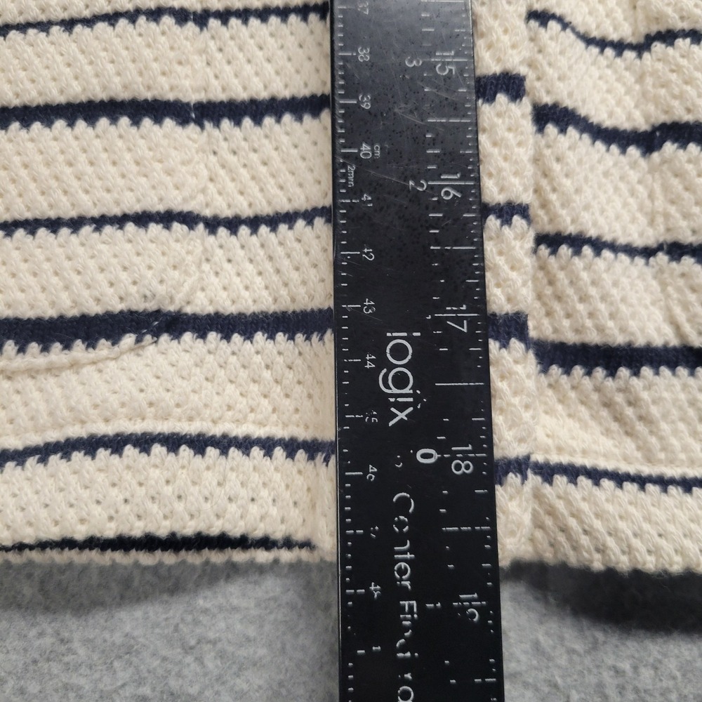 Madewell Cream and Black Striped Button-Up Cardigan - Picture 7 of 11